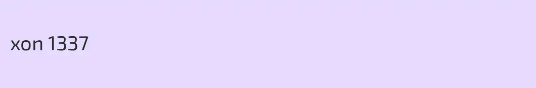 xon 1337